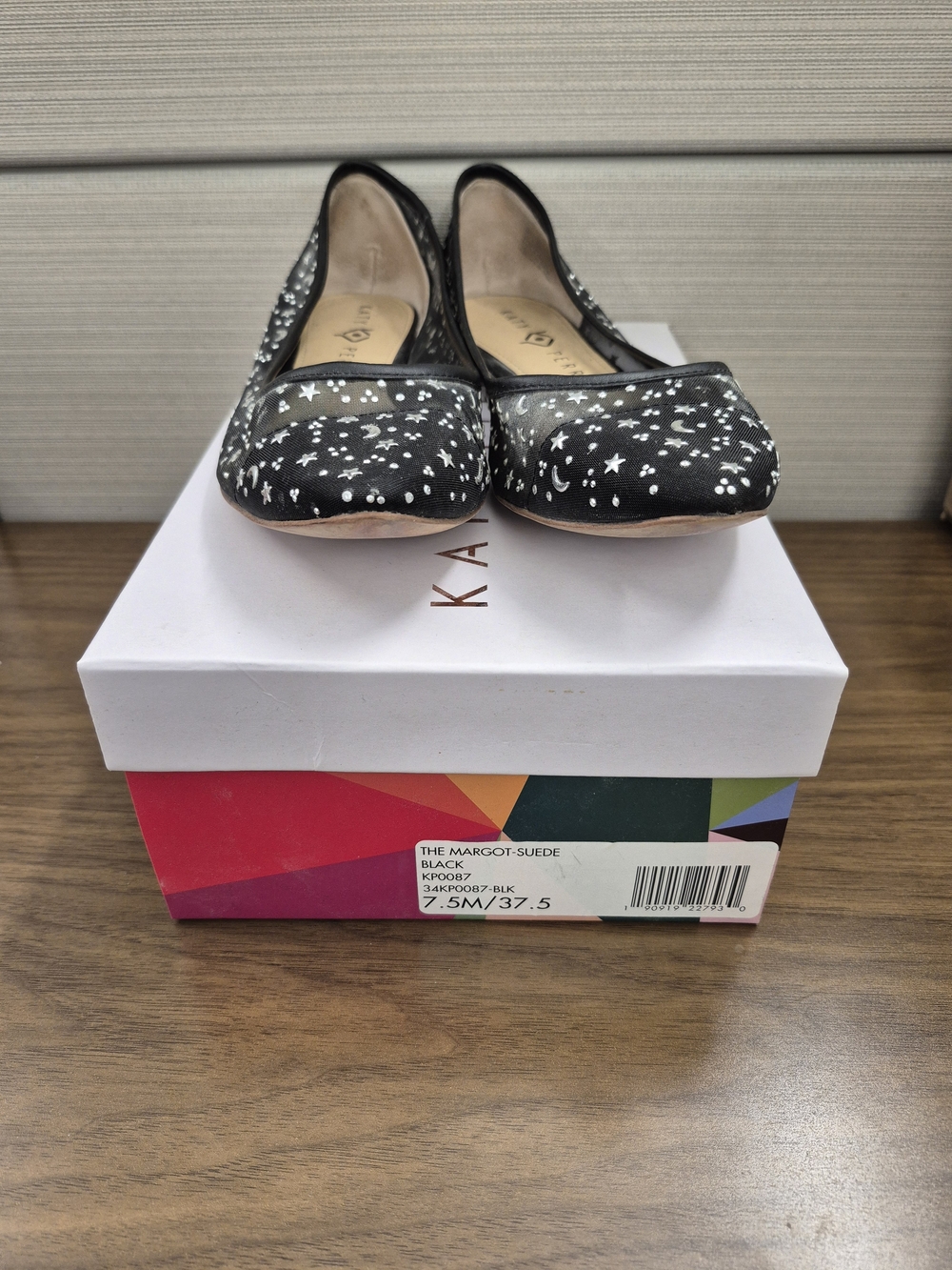 Katy Perry Collections Black Star & Moon Ballet Flats - Picture 3 of 4